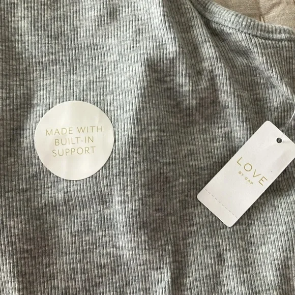 Gap Factory Ribbed Racerback Support Tank - Picture 2 of 5